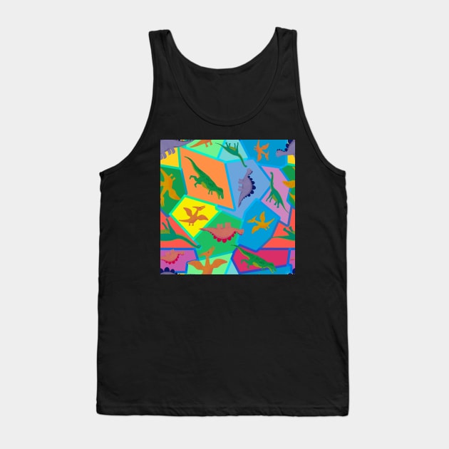 dinosaurs Tank Top by bangueran